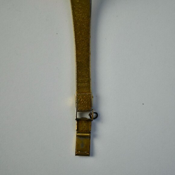 Seiko 1100-5509 Japan Gold Women\'s Dress Watch Missing Chain Untested